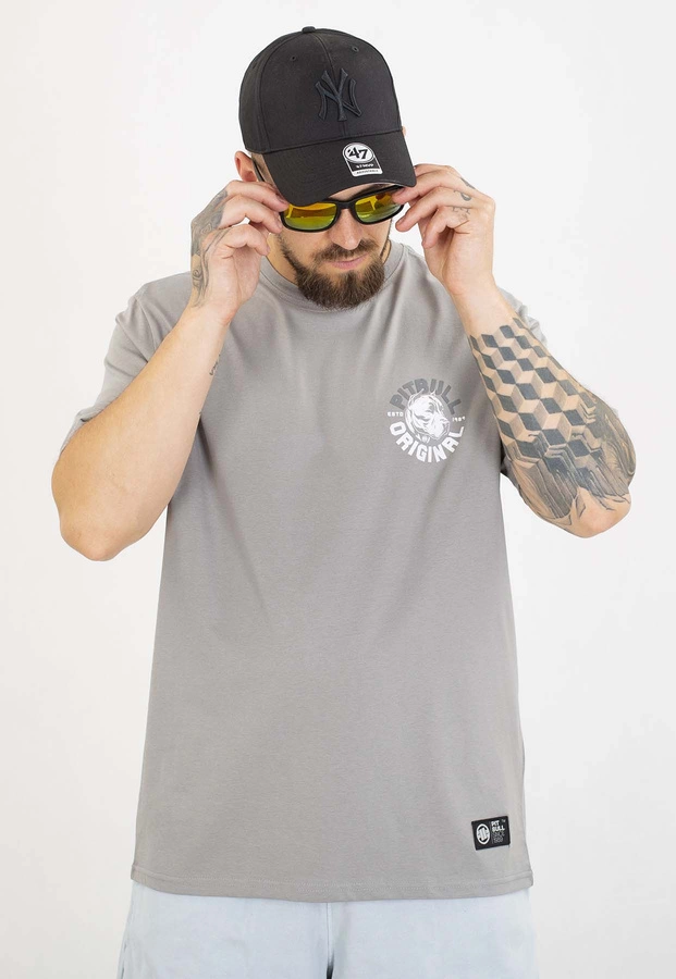 T-shirt Pit Bull Dog SD 170 grey