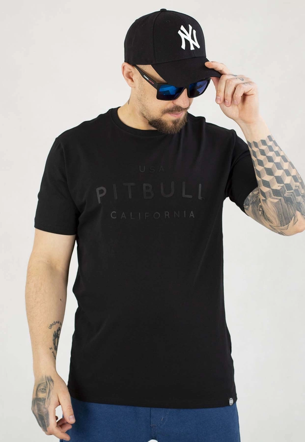 T-shirt Pit Bull Slim 190 USA Cal black