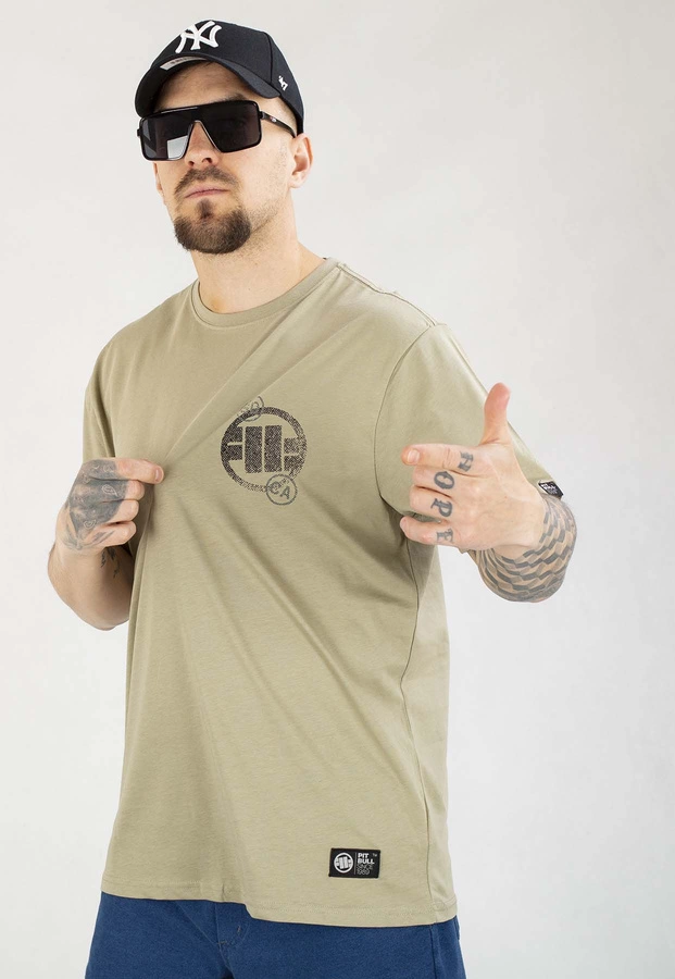 T-shirt Pit Bull SD Stamp 170 grey harbour