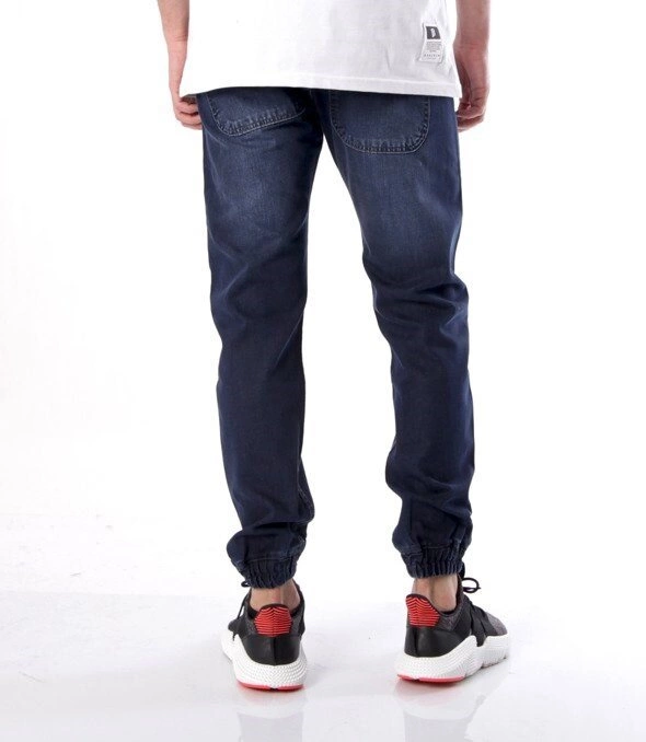 Mass-Base Jogger Jeans Spodnie Dark Blue