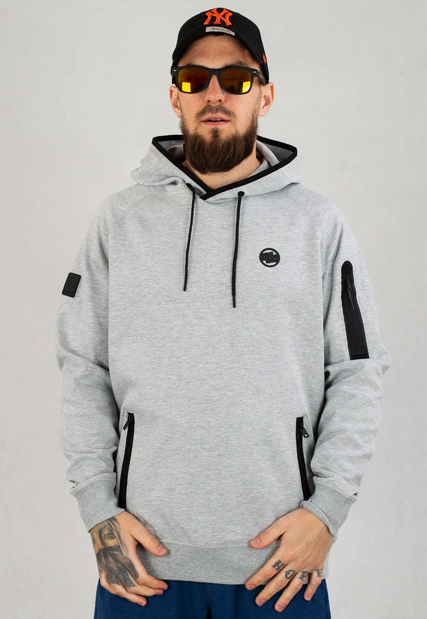 Bluza Pit Bull Hooded Stafford szara