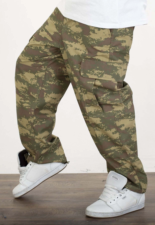 Spodnie Jigga Wear Military Green Camo 