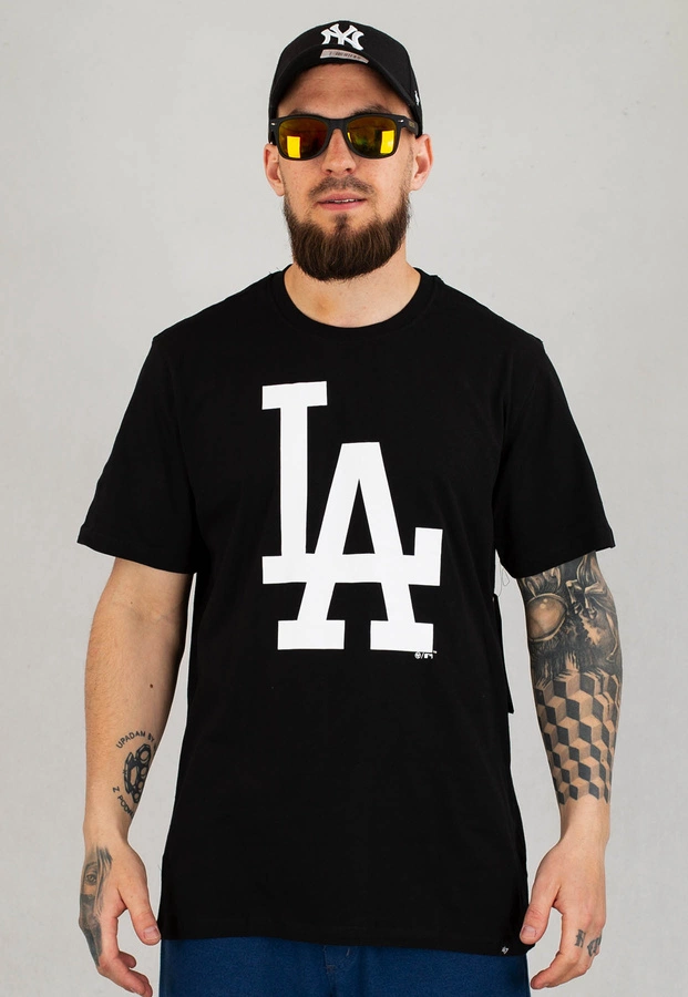 T-shirt 47 Brand Los Angeles Dodgers 557554 czarny