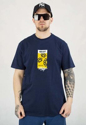 T-shirt Diil Kastet Frame granatowy