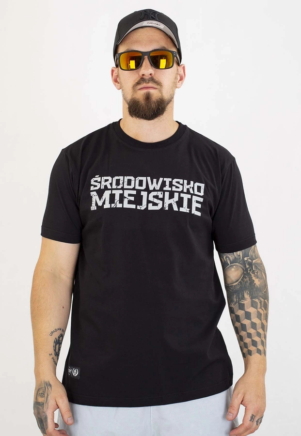 T-shirt Środowisko Miejskie Essential Street Bear czarny
