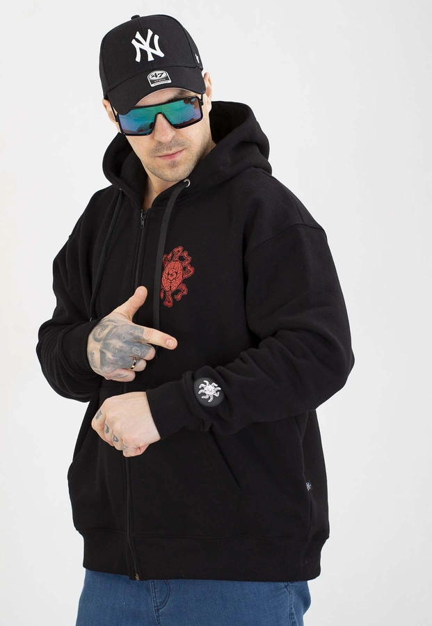 Bluza Brain Dead Familia Zip Mutylator czarny