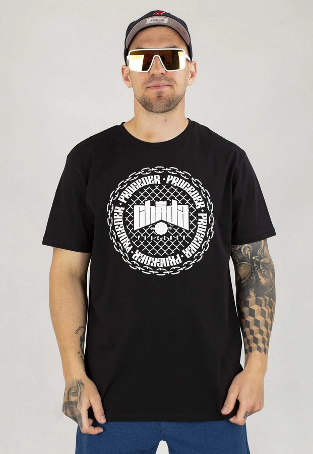 T-shirt Chada Circle czarny