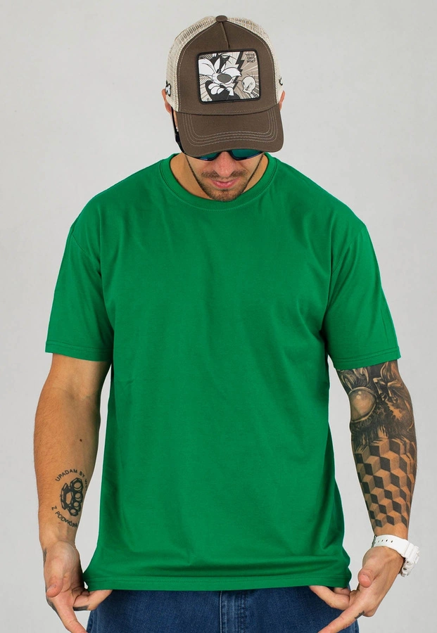 T-shirt Niemaloga 190 One Color zielony