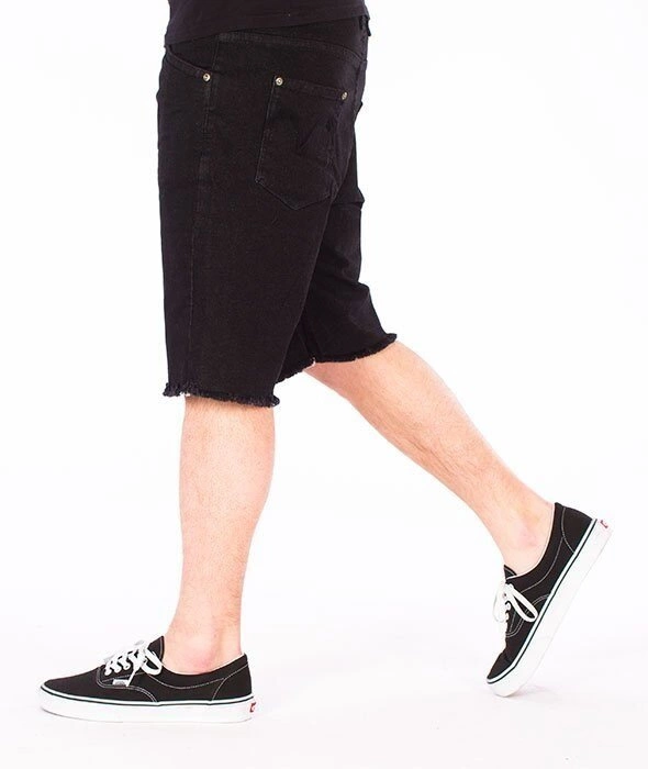 Turbokolor-Shorts Denim Spodnie Black