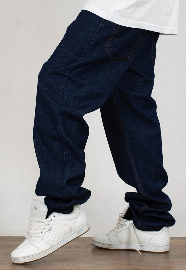 Spodnie Diil Regular Jeans Skórka Laur dark