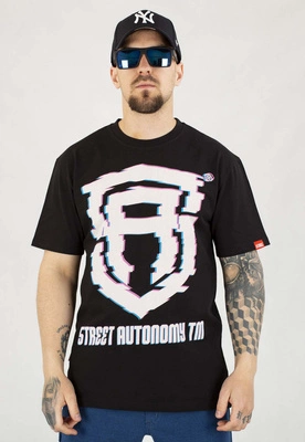 T-shirt Street Autonomy Fala czarny