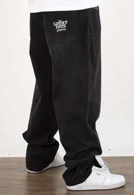Spodnie Lucky Dice Baggy LD Clothing black jeans