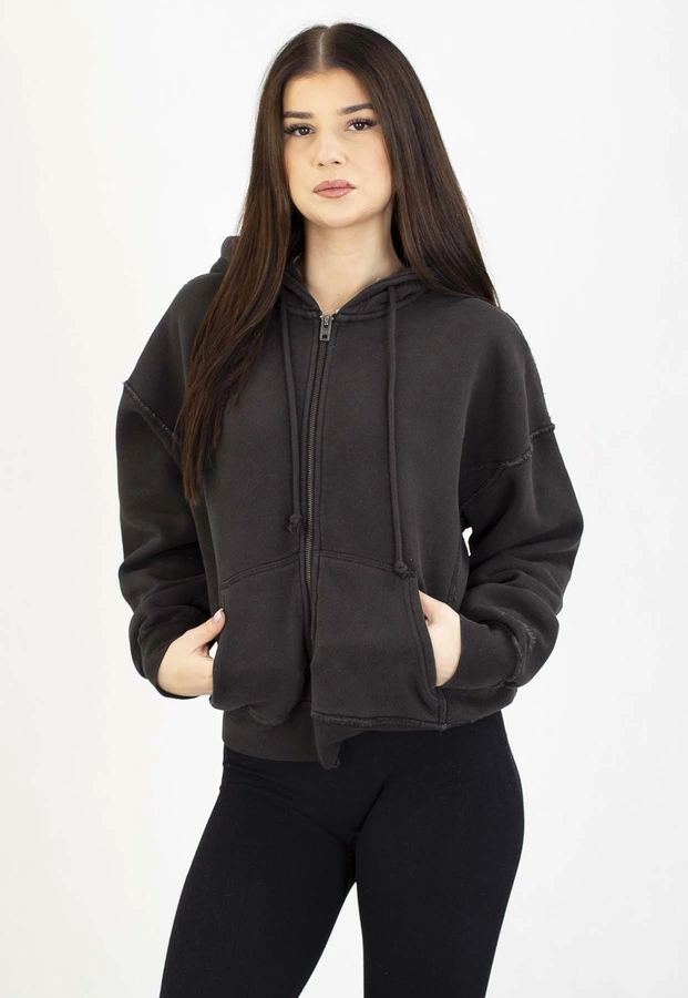 Bluza Pit Bull Z Kapturem ZIP Lovia dark graphite
