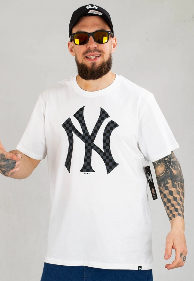 T-shirt 47 Brand MLB New York Yankees Imprint Echo 544103 biały