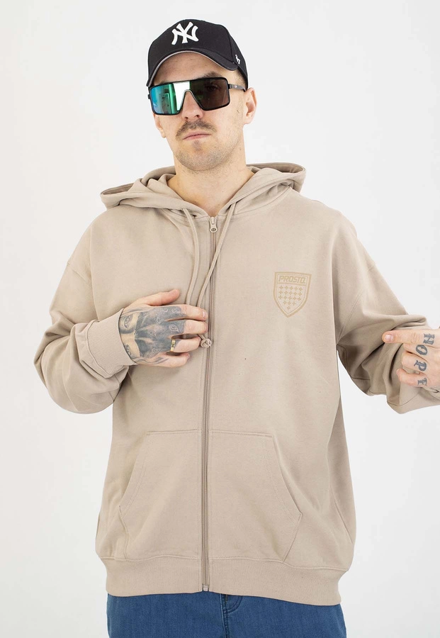 Bluza Prosto Z kapturem Shield beige