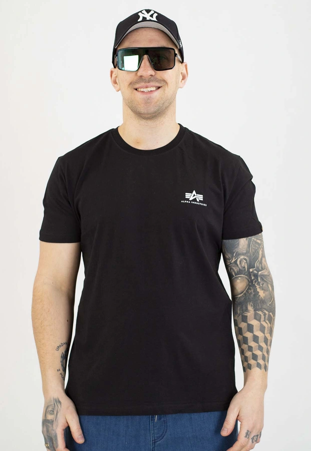 T-shirt Alpha Industries Back Print 128507 czarny