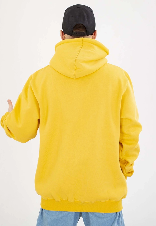 Bluza Mass Z Kapturem ZIP Patch żółta