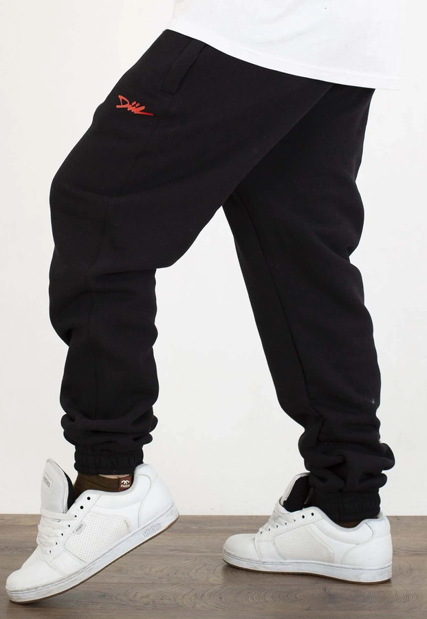 Dresy Diil Regular Small czarno czerwone