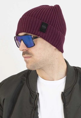 Czapka Zimowa Pit Bull Velcro Logo burgundy