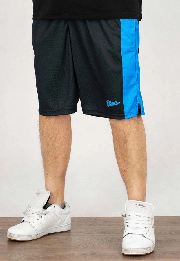 Spodenki Patriotic Collage Tag czarno niebieskie