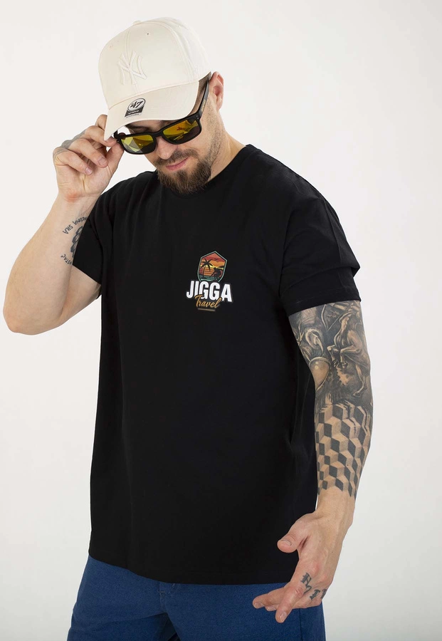 T-shirt Jigga Wear Surfer czarny