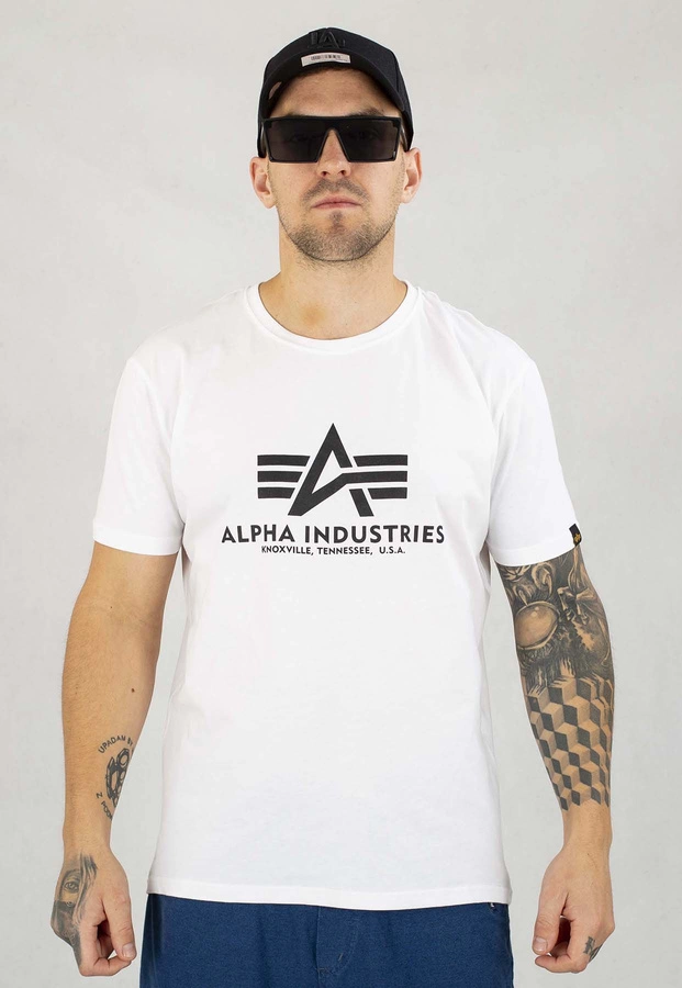 T-shirt Alpha Industries Basic 100501 biały