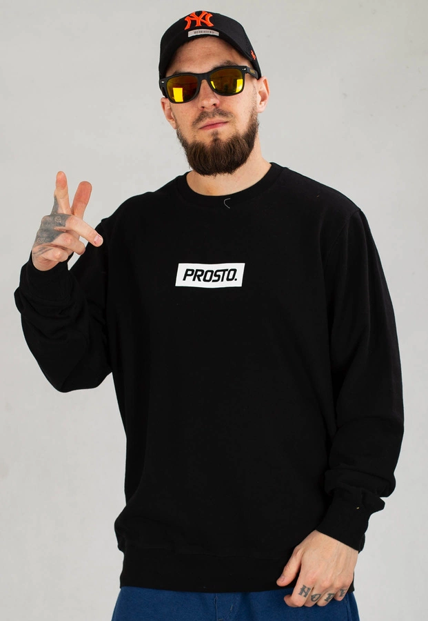 Bluza Prosto Crewneck Bokz czarna