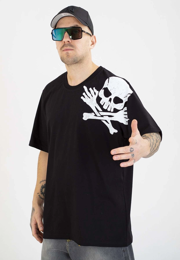 T-shirt Stoprocent Skull czarny