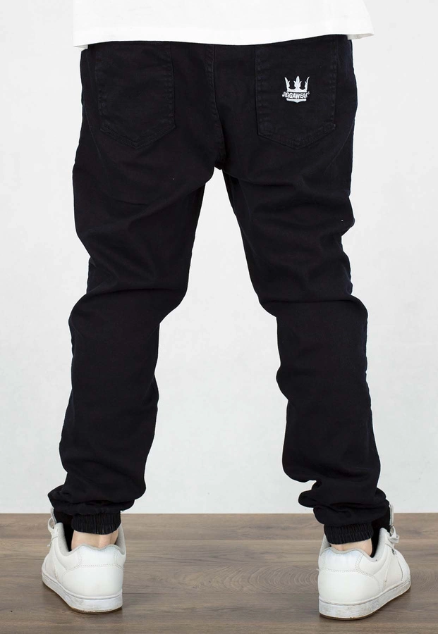 Spodnie Jigga Wear Crown Jogger Jeans Deep navy