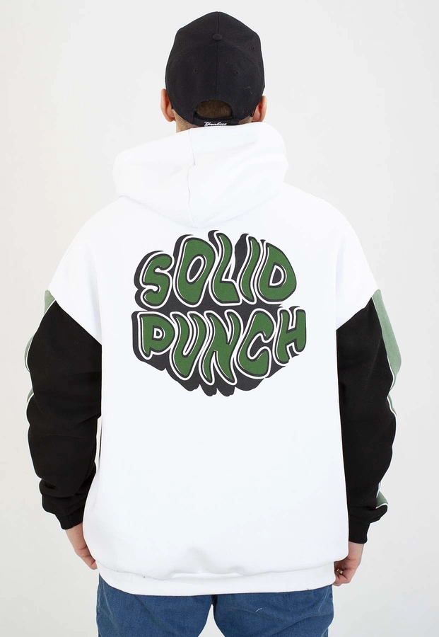 Bluza Patriotic Z Kapturem Solid Punch biała