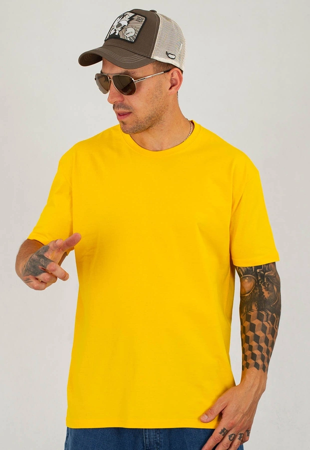T-shirt Niemaloga 190 One Color żółty