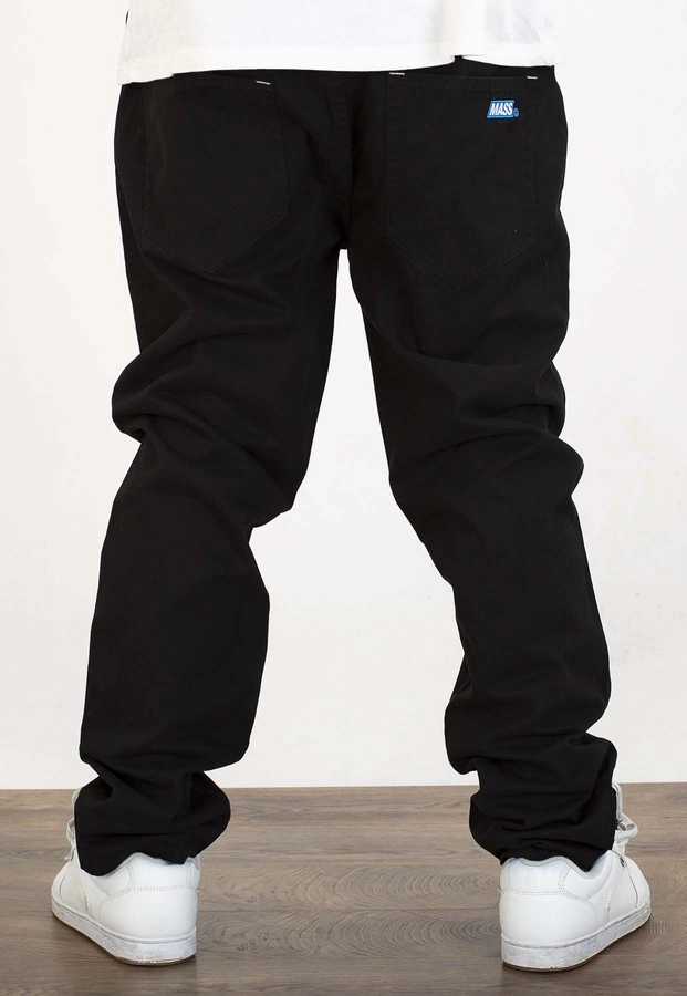 Spodnie Mass Pants Box Relax Fit czarne