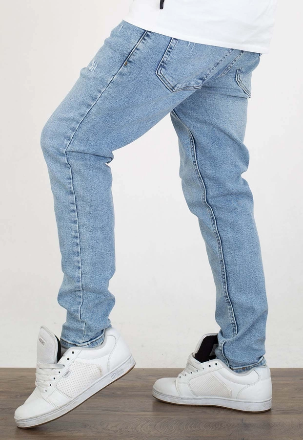Spodnie I8 Denim SKIN15 Skinny light blue 