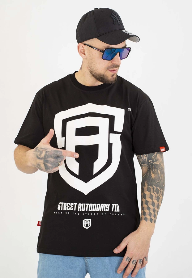 T-shirt Street Autonomy Classic czarno biały