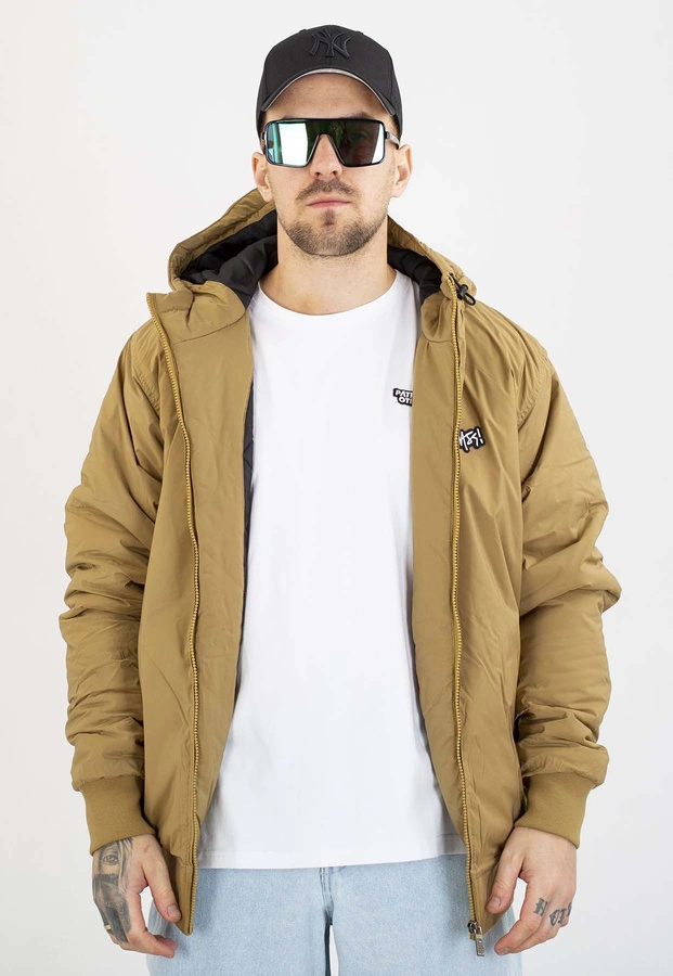 Kurtka Mass Zimowa Signature Patch beżowa