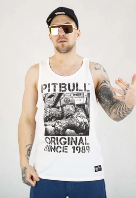 Tank Pit Bull Slim Fit 190 Drive white