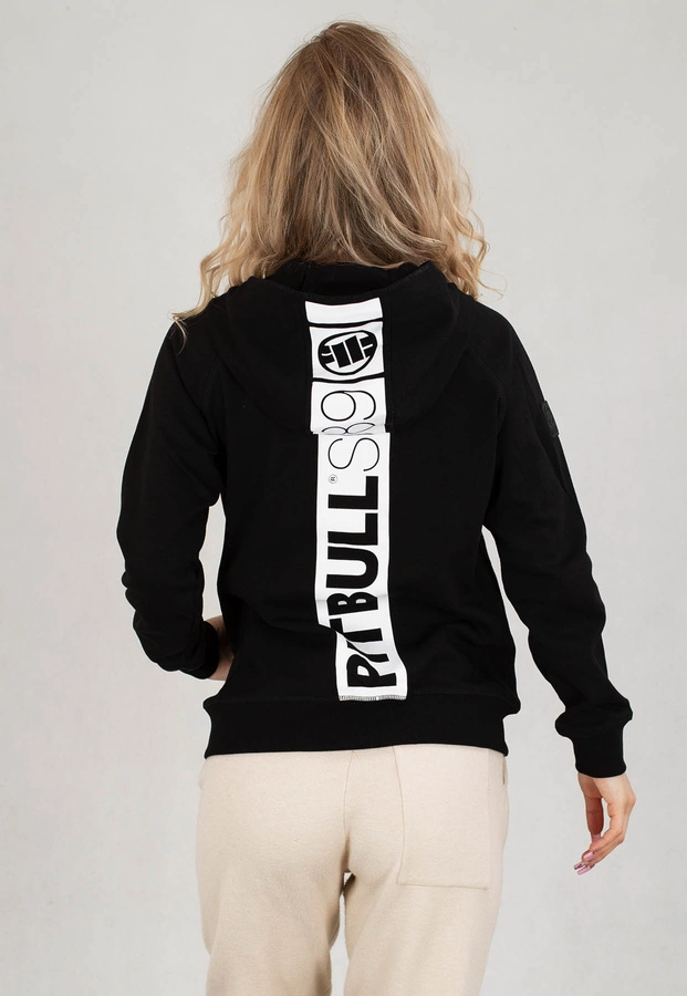 Bluza Pit Bull Hooded Zip Fuchsia czarna