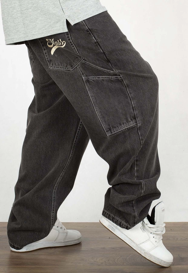 Spodnie Mass Jeans Extra Baggy Fit Prospect black washed
