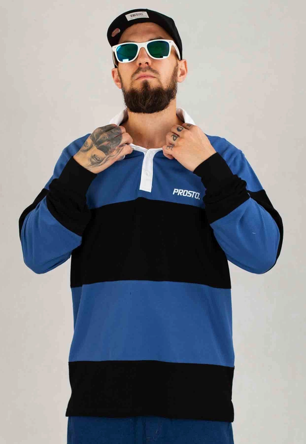 Longsleeve Polo Prosto Mathew czarny