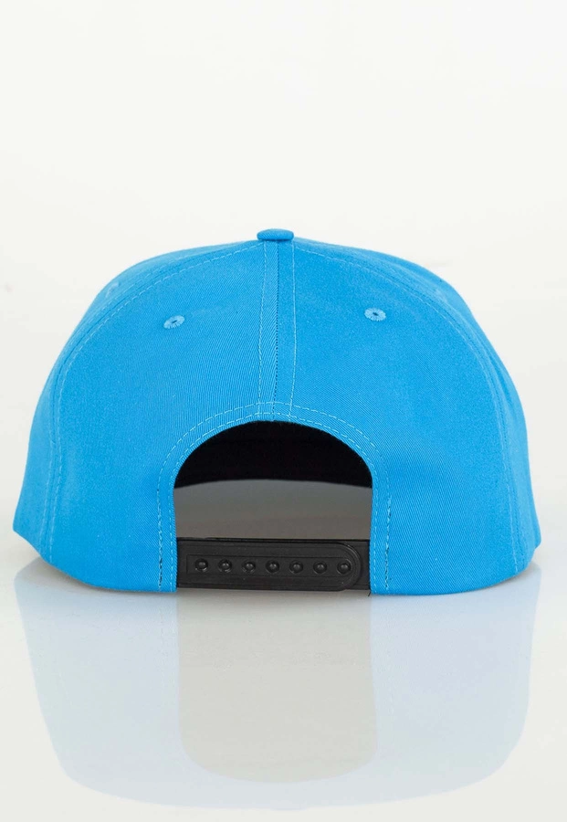 Czapka Snapback Diil Laur turkusowo biała