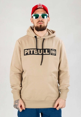 Bluza Pit Bull Z Kapturem French Terry Brighton piaskowa