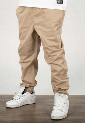 Spodnie 4F Casual Joggery M646 beżowe