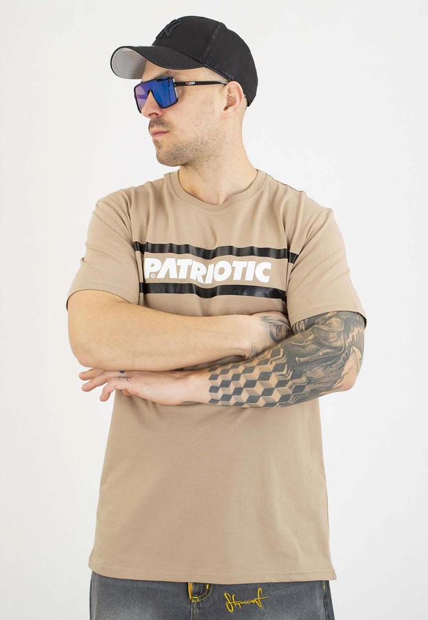 T-shirt Patriotic P New Line beżowy