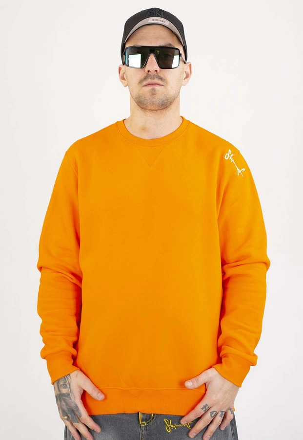 Bluza Stoprocent Bez Kaptura Haftbark pomarańczowa