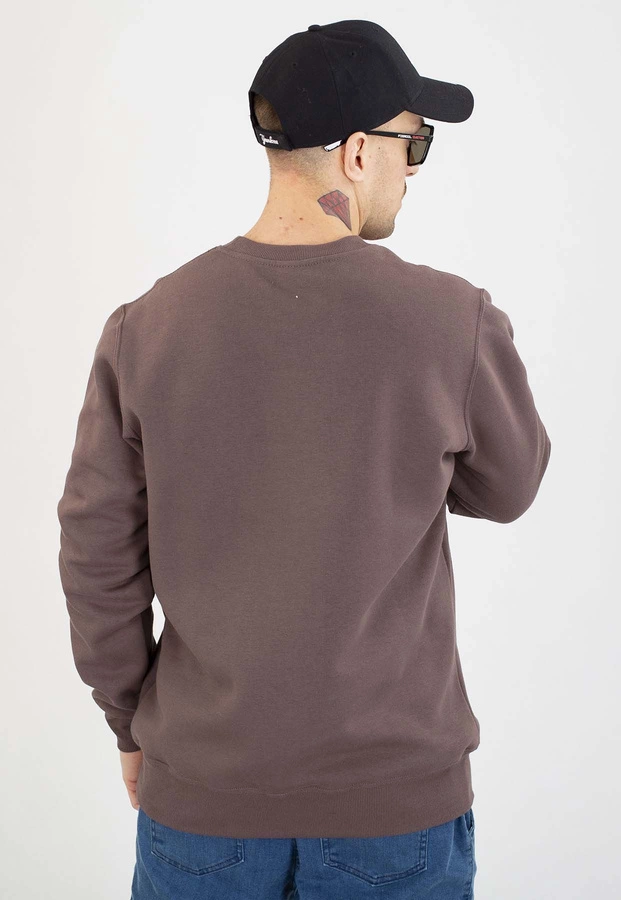 Bluza Elade Bez Kaptura Icon Mini Logo brązowa