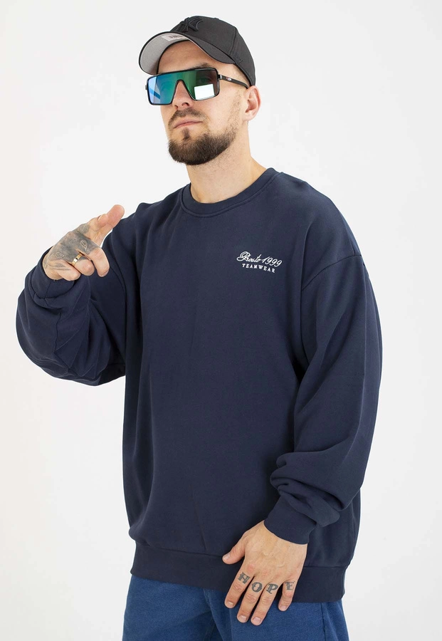Bluza Prosto Bez Kaptura Team granatowa