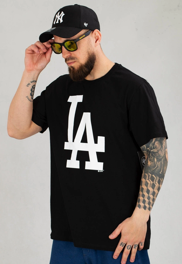 T-shirt 47 Brand Los Angeles Dodgers 557554 czarny