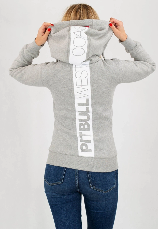 Bluza Pit Bull Zip Hilltop szara