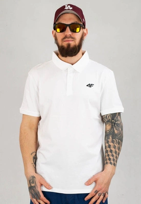 T-shirt Polo 4F M038 biały