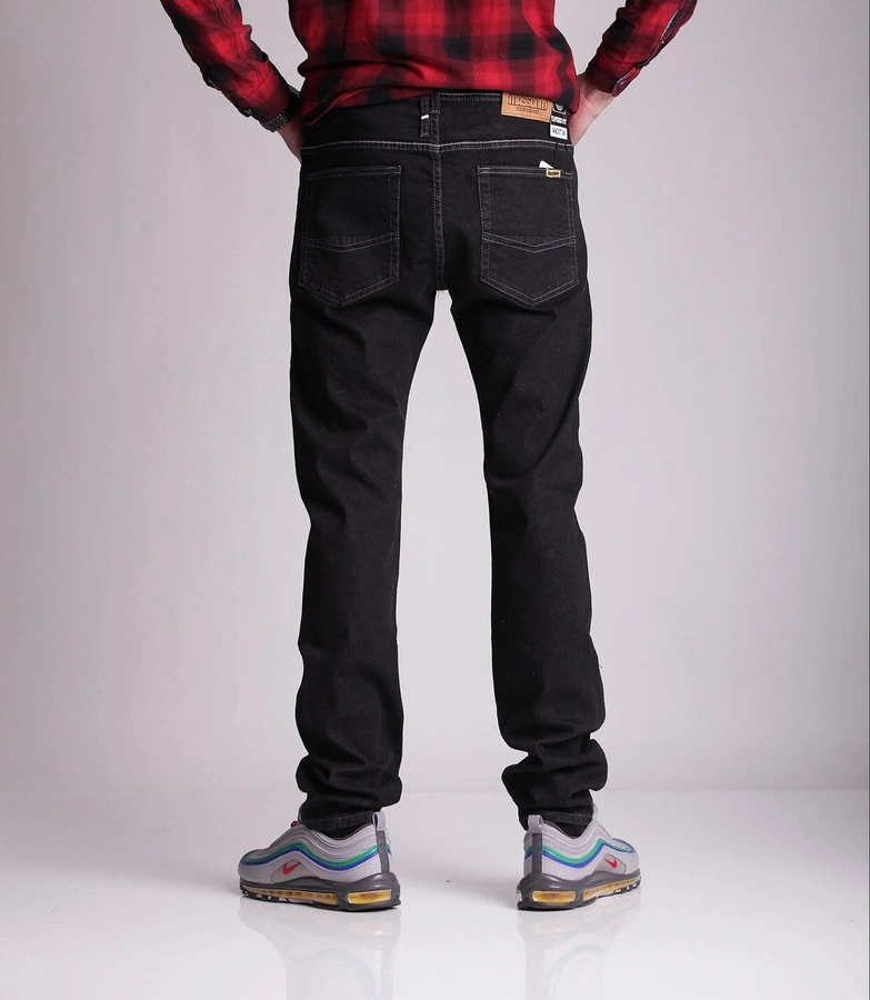 Mass DOPE Jeans Tapered Fit Black Rinse